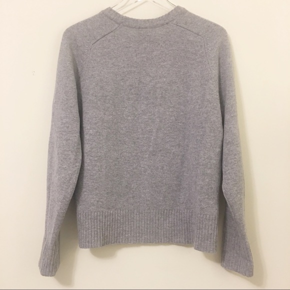 J. Crew ‘Holly’ Wool Sweater, Gray Size Large - Picture 4 of 8